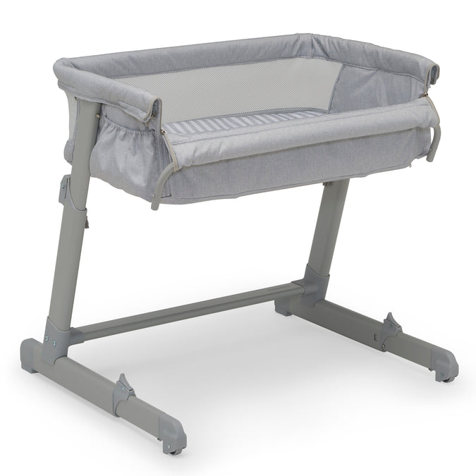Grey Stripes (2359) 18-babyGap Whisper Bedside Bassinet
