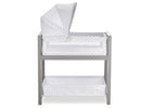 Classic Deluxe Wood Bedside Bassinet Sleeper Grey (2130) 3-Classic Deluxe Wood Bedside Bassinet Sleeper