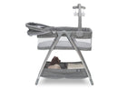 Simmons Kids Grey Tweed (2012) City Sleeper Bassinet, Side Silo View 4-City Sleeper Bassinet