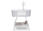 Delta Children Garden Path (2175) Sweet Slumber Bassinet, Side Silo View 8-Sweet Slumber Bassinet