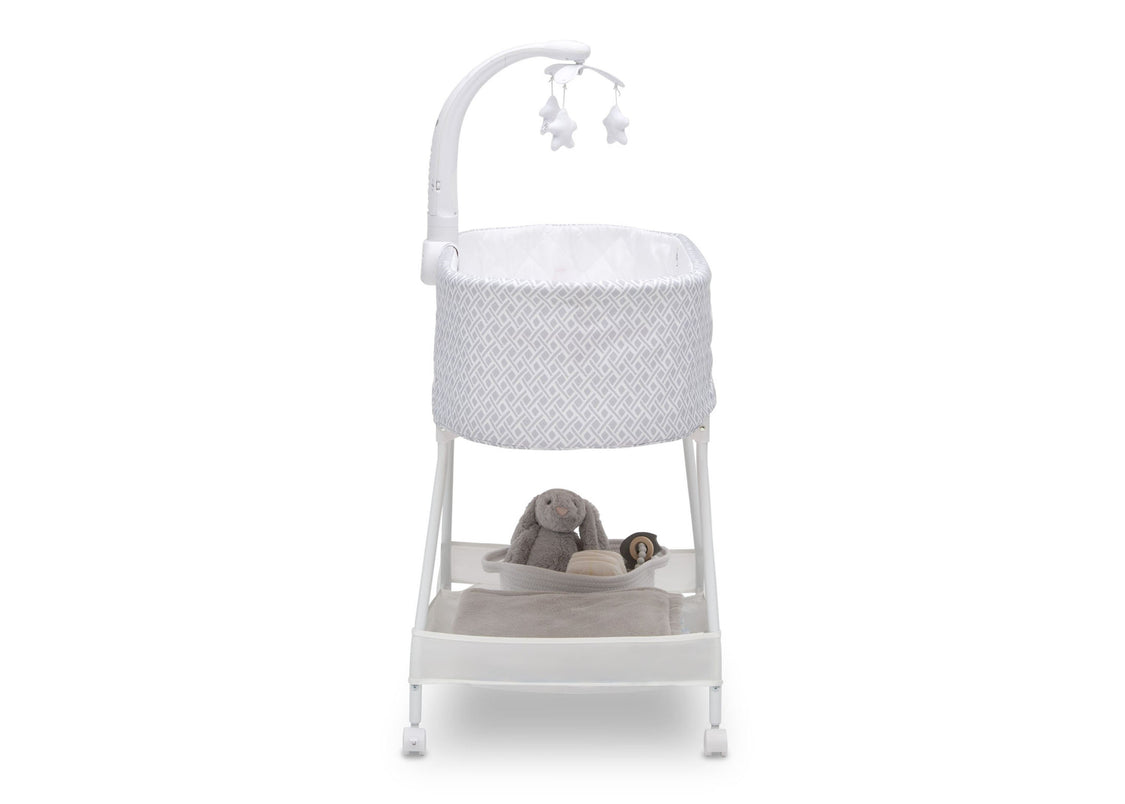 Delta Children Garden Path (2175) Sweet Slumber Bassinet, Front Silo View