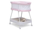 Pink Infinity (2234) bassinet 2-Sweet Dreams Bassinet with Airflow Mesh