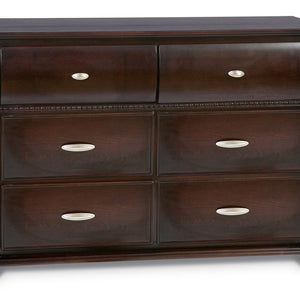 Simmons Kids LaBrosse Cherry (26) Vancouver Double Dresser Front View a1a 21-Vancouver Double Dresser