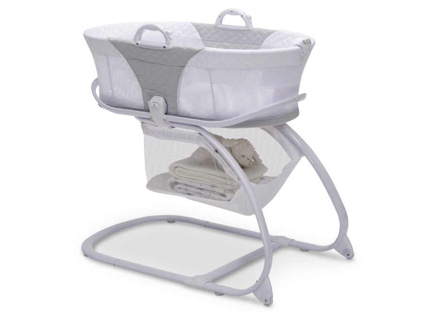 2-in-1 Moses Basket Bedside Bassinet Sleeper Grey (2130) 2-2-in-1 Moses Basket Bedside Bassinet Sleeper