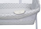 Delta Children Grey Infinity (434) Newborn Soothing Sleeper Bassinet, Detail View 5-Newborn Soothing Sleeper Bassinet