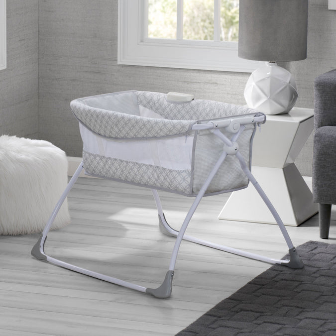 Grey Infinity (434) 8-Newborn Soothing Sleeper Bassinet