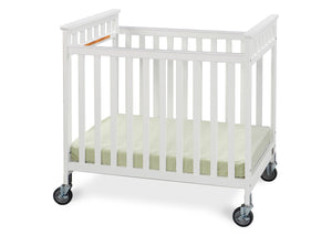 Simmons Kids White (100) Scottsdale Crib, Side View a2a 4-Scottsdale Crib