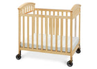 Simmons Kids Natural (260) Laurel Crib, Side View b2b 2-Laurel Crib