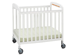 Simmons Kids White (100) Sweet Dreamer Crib, Right Side View a2a 2-Sweet Dreamer Crib