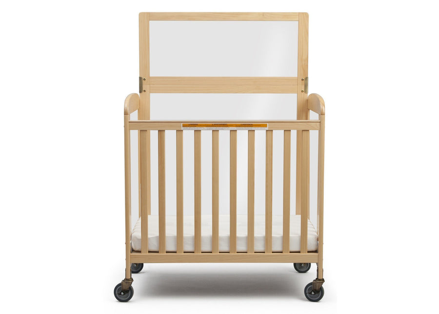 Simmons Kids Natural (260) Sweet Dreamer with Safe Barrier, Front View a1a 1-Sweet Dreamer Crib with Safe Barrier