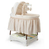 Delta Children Sand (274) Time Elite Gliding Bassinet, Right Side View c1c 12-Slumber Time Elite Gliding Bassinet