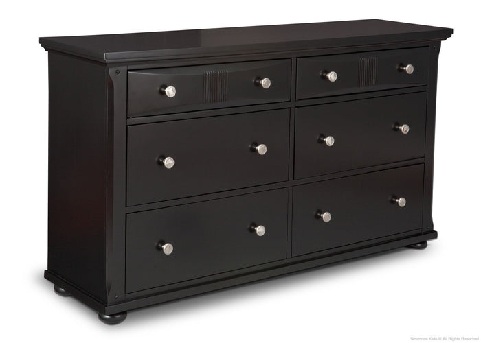 Simmons Kids Black (001) Impressions Double Dresser a1a 2-Impressions Double Dresser
