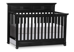 Simmons Kids Black (001) Impressions Crib 'N' More, Crib Conversion a2a 6-Impressions Crib 'N' More