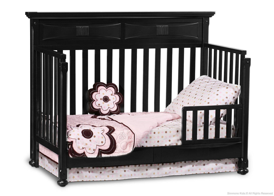 Simmons Kids Black (001) Impressions Crib 'N' More, Toddler Bed Conversion a3a 2-Impressions Crib 'N' More