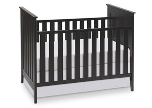 Simmons Kids Black (001) Melody 3-in-1 Crib, Crib Conversion a1a 13-Melody 3-in-1 Crib