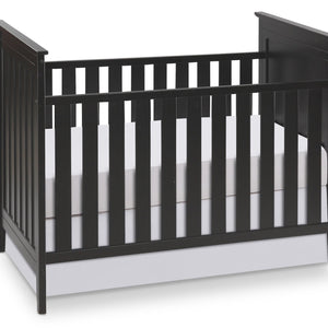 Simmons Kids Black (001) Melody 3-in-1 Crib, Crib Conversion a1a 20-Melody 3-in-1 Crib