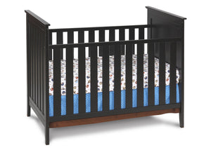 Simmons Kids Black (001) Melody 3-in-1 Crib, Crib Conversion 6-Melody 3-in-1 Crib