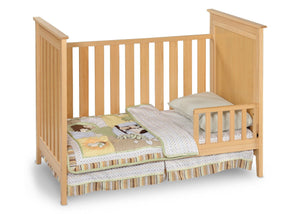 Simmons Kids Natural (260) Melody 3-in-1 Crib, Toddler Bed Conversion c2c 2-Melody 3-in-1 Crib