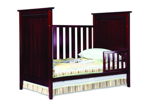 Simmons Kids Black Cherry Espresso (607) Melody 3-in-1 Crib, Toddler Bed Conversion d2d 3-Melody 3-in-1 Crib