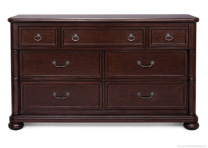 Simmons Kids Molasses (226) Hanover Park Double Dresser, Front View a1a 0-Hanover Park Double Dresser