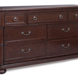 Simmons Kids Molasses (226) Hanover Park Double Dresser, Side View a2a 2-Hanover Park Double Dresser