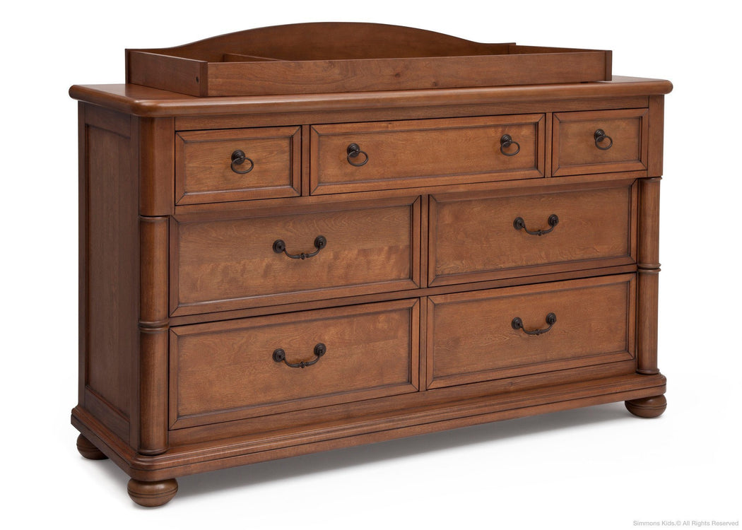 Simmons Kids Chestnut (227) Hanover Park Double Dresser with Topper b1b