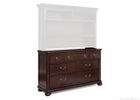 Simmons Kids Molasses (226) Hanover Park Double Dresser with Hanover Park Bookcase & Hutch a3a 2-Hanover Park Double Dresser