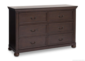 Simmons Kids Vintage Espresso (915) Castille Double Dresser (317030) b1b 1-Castille Double Dresser