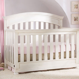Simmons Kids Vintage White (120) Castille Crib 'N' More, Crib Conversion, Detailed View a2a 19-Castille Crib 'N' More