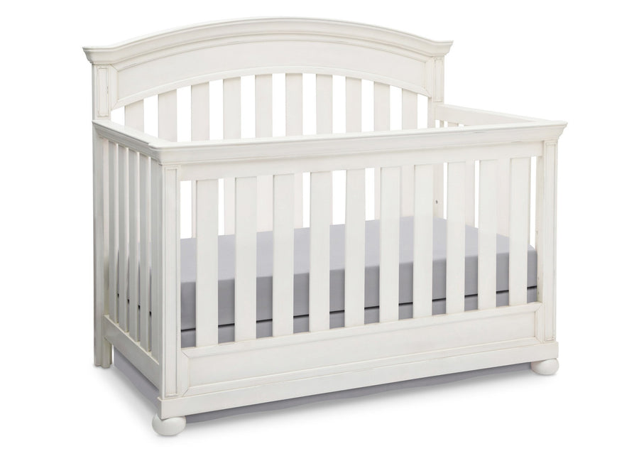 Simmons Kids Vintage White (120) Castille Crib 'N' More, Crib Conversion a4a 1-Castille Crib 'N' More