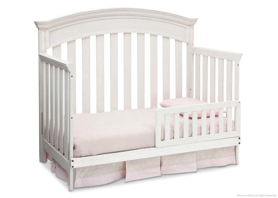 Simmons Kids Vintage White (120) Castille Crib 'N' More, Toddler Bed Conversion a5a 5-Castille Crib 'N' More