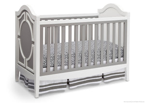 Simmons Kids Antique White/Grey (066) Hollywood 3-in-1 Crib, Crib Conversion  3
