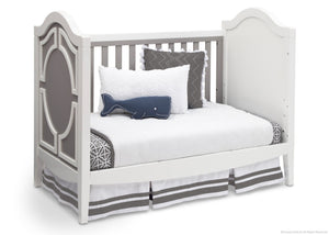 Simmons Kids Antique White/Grey (066) Hollywood 3-in-1 Crib, Day Bed Conversion a5a 6