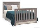 Simmons Kids Stained Grey (054) Chevron Crib 'N' More, Full-Size Bed Conversion a5a 5-Chevron Crib 'N' More