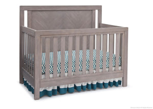 Simmons Kids Stained Grey (054) Chevron Crib 'N' More, Crib Conversion 7-Chevron Crib 'N' More