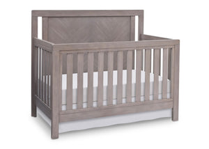 Simmons Kids Stained Grey (054) Chevron Crib 'N' More, Crib Conversion a2a 13-Chevron Crib 'N' More