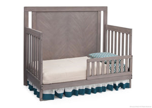 Simmons Kids Stained Grey (054) Chevron Crib 'N' More, Toddler Bed Conversion a3a 4-Chevron Crib 'N' More