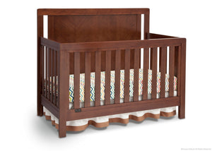 Simmons Kids Espresso Truffle (208) Chevron Crib 'N' More, Crib Conversion b2b 19-Chevron Crib 'N' More