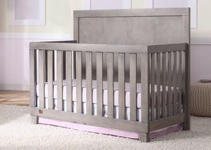 Simmons Kids Stained Grey (054) Bellante 4-in-1 Crib, Room Shot a0a 13-Bellante 4-in-1 Crib