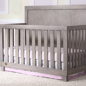 Simmons Kids Stained Grey (054) Bellante 4-in-1 Crib, Room Shot a0a 3-Bellante 4-in-1 Crib