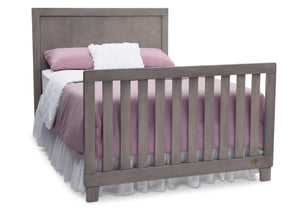 Simmons Kids Stained Grey (054) Bellante 4-in-1 Crib, Full-Size Bed Conversion with Footboard b4b 6-Bellante 4-in-1 Crib