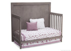 Simmons Kids Stained Grey (054) Bellante 4-in-1 Crib, Day Bed Conversion b3b 9-Bellante 4-in-1 Crib