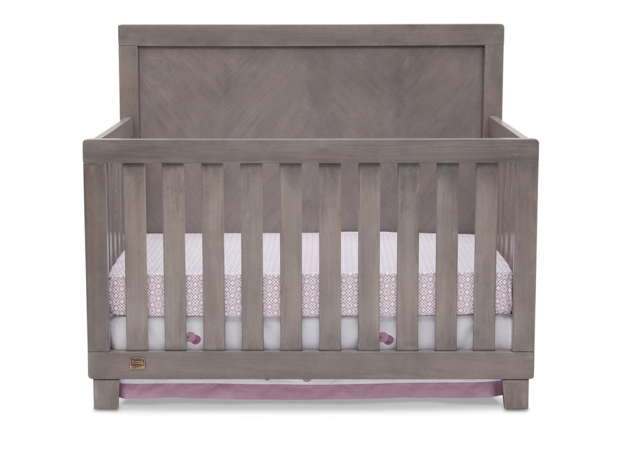 Simmons Kids Stained Grey (054) Bellante 4-in-1 Crib, Crib Conversion b1b 7-Bellante 4-in-1 Crib