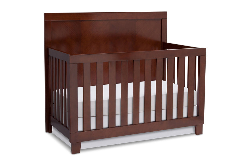 Simmons Kids Espresso Truffle (208) Bellante 4-in-1 Crib, Crib Conversion a3a 1-Bellante 4-in-1 Crib