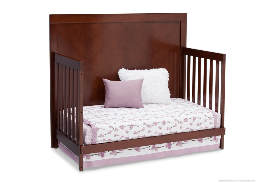 Simmons Kids Espresso Truffle (208) Bellante 4-in-1 Crib, Day Bed Conversion a5a 5-Bellante 4-in-1 Crib