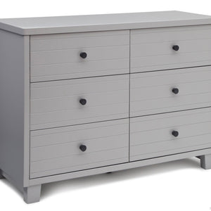 Simmons Kids Grey (026) Rowen Double Dresser (320030) a1a 23-Rowen Double Dresser