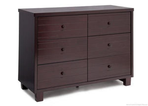 Simmons Kids Black Espresso (907) Rowen Double Dresser (320030), Side View b2b 9-Rowen Double Dresser