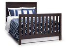 Simmons Kids Black Espresso (907) Simmons Kids Rowen Crib (320180), Side View with Full-Size Bed Conversion b5b 12-Rowen 4-in-1 Crib