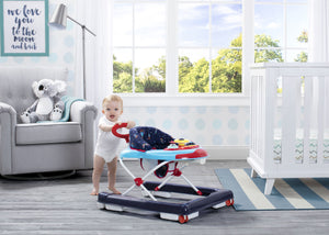Delta Children Lift Off (2030) First Exploration 2-in-1 Activity Walker (32201) hangtag, a2a 3-First Exploration 2-in-1 Activity Walker