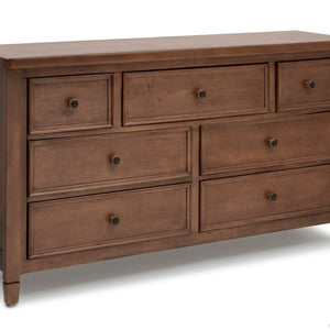 Simmons Kids Chestnut (223) Kingsley 7 Drawer Dresser (324070), Side View a2a 13-Kingsley 7 Drawer Dresser